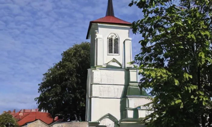 Kostel Nejsvětější Trojice (Habrovany) – akvarel