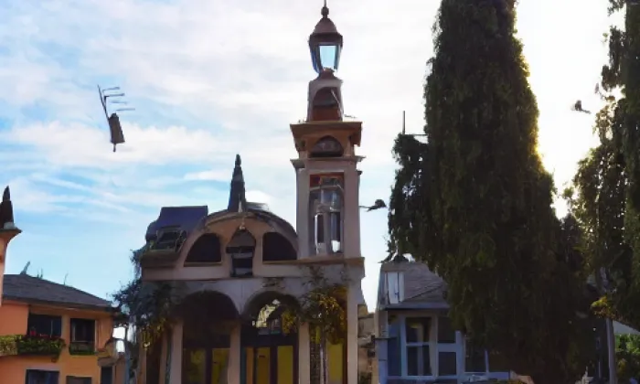 Kostel Nejsvětější Trojice (Krásný Les) – léto