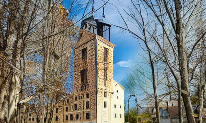 kostel Nejsvětější Trojice (Liboc) – podzim