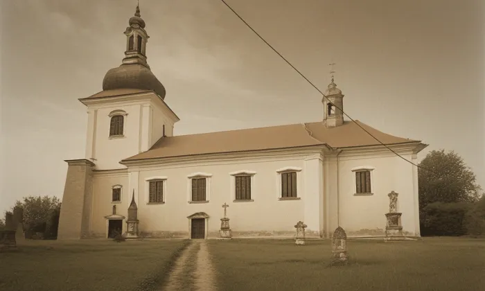Kostel Nejsvětější Trojice (Mlázovice) – historická rekonstrukce