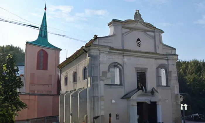 Kostel Nejsvětější Trojice (Nadějkov) – akvarel