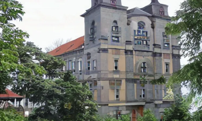 Kostel Nejsvětější Trojice (Nový Bydžov) – akvarel