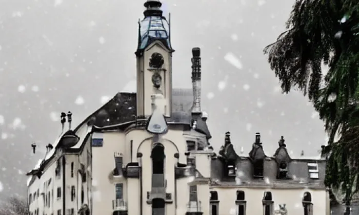 Kostel Nejsvětější Trojice (Opočno) – winter