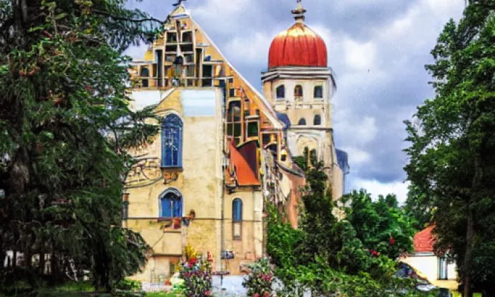Kostel Nejsvětější Trojice (Polevsko) – summer
