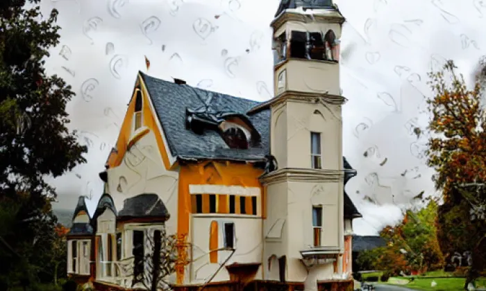 Kostel Nejsvětější Trojice (Rozvadovice) – autumn