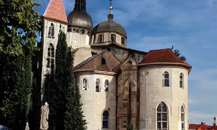 Kostel Nejsvětější Trojice (Slaný) – summer