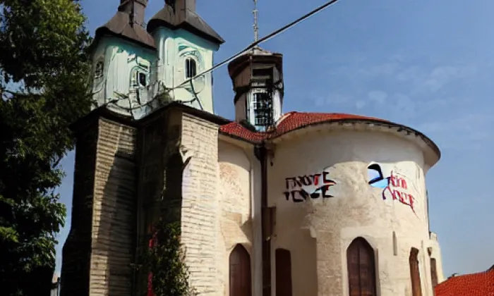 Kostel Nejsvětější Trojice (Slaný) – winter