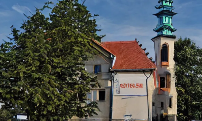 Kostel Nejsvětější Trojice (Smečno) – autumn