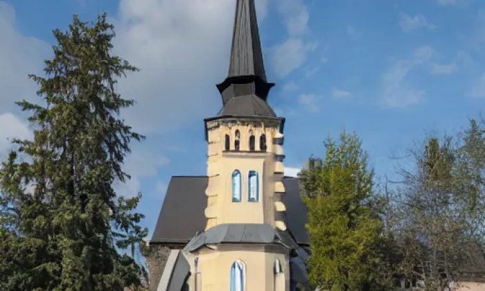 Kostel Nejsvětější Trojice (Srní) – summer