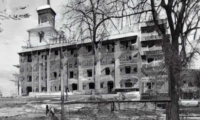 kostel Nejsvětější Trojice (Vintířov) – noc