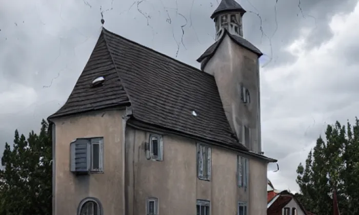 kostel Nejsvětější Trojice (Vysoké Studnice) – autumn