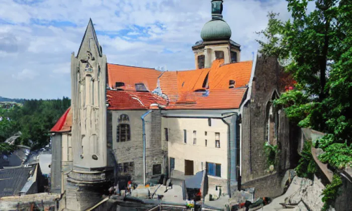 Kostel Nejsvětější Trojice (Zdounky) – léto