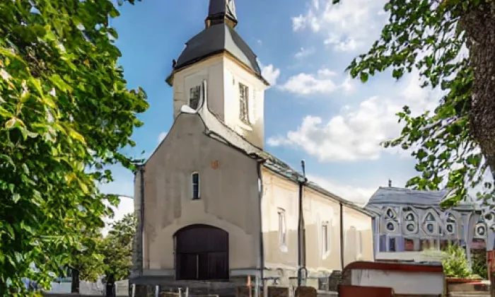 Kostel Nejsvětější Trojice na Smíchově – spring
