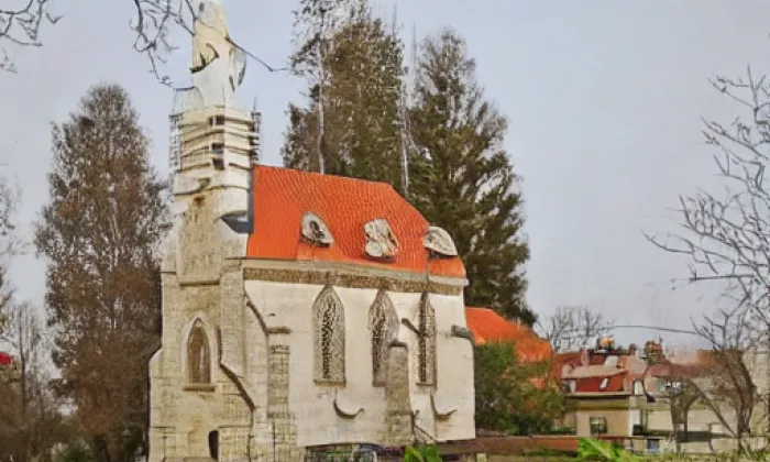 Kostel Nejsvětějšího Srdce Ježíšova (Borovnička) – léto