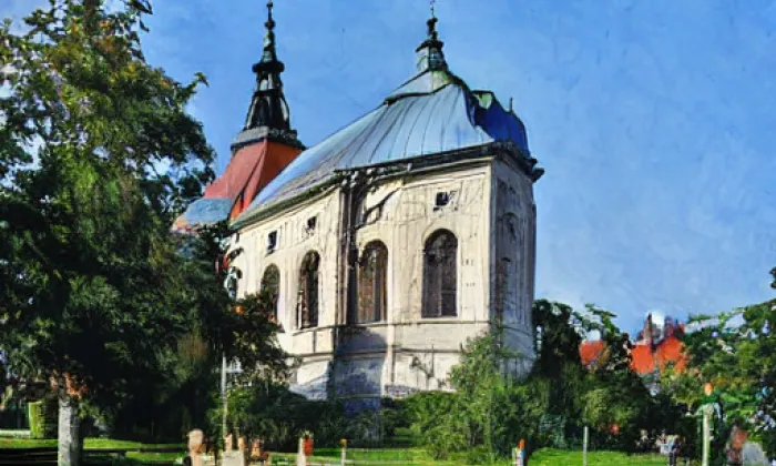 Kostel Neposkvrněného početí Panny Marie (Siřem) – summer