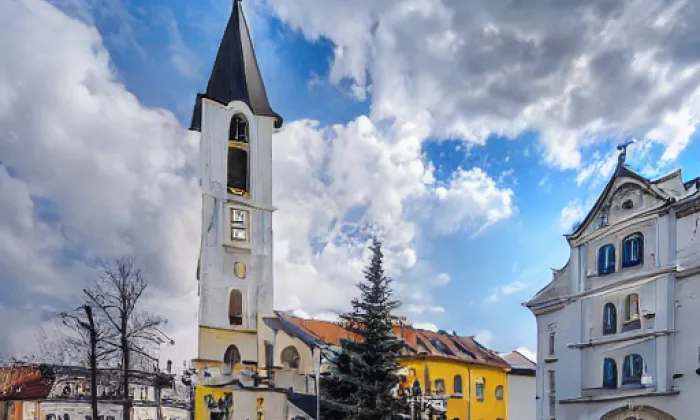 Kostel Neposkvrněného početí Panny Marie (Svatava) – summer
