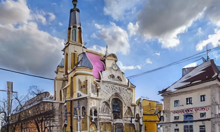 Kostel Neposkvrněného početí Panny Marie (Svatava) – winter