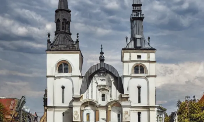 kostel Neposkvrněného početí Panny Marie (Přívoz) – summer
