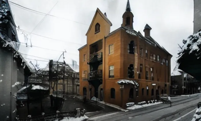 Kostel obnovené Jednoty bratrské – winter