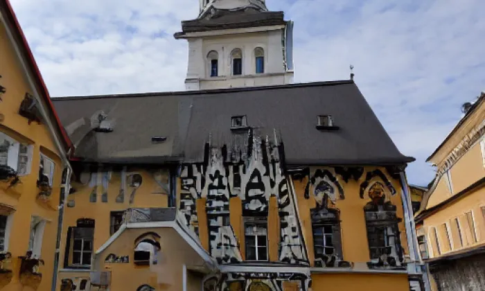 Kostel Panny Marie / svatého Mikuláše – jaro