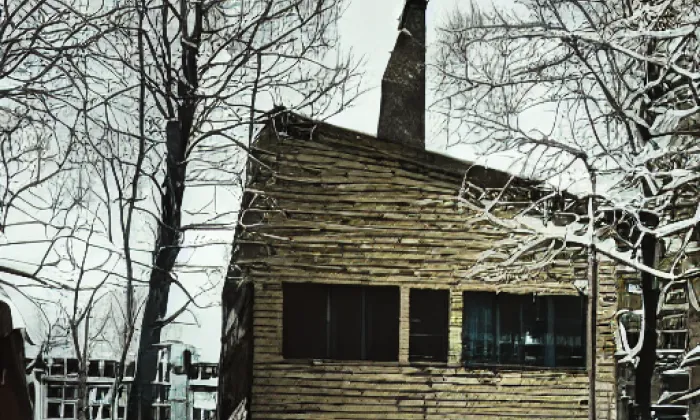 Kostel Panny Marie (Broumov) – winter