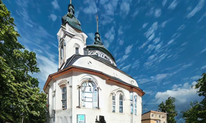 Kostel Panny Marie Bolestné (Dobrá Voda u Českých Budějovic) – léto