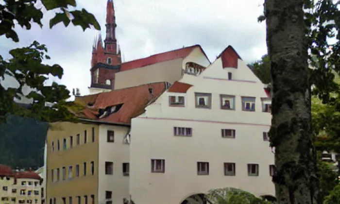 Kostel Panny Marie Bolestné (Horní Planá) – léto