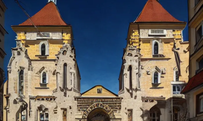 Kostel Panny Marie pod řetězem – winter