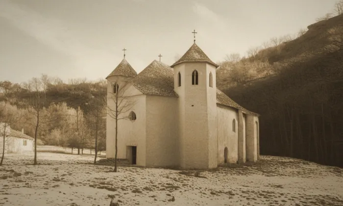 Kostel Panny Marie pod Skalou – historická rekonstrukce