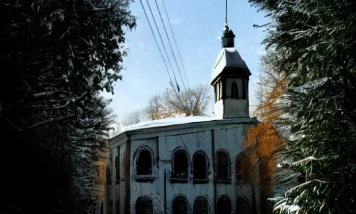 Kostel Panny Marie Pomocné (Teplice nad Metují) – winter