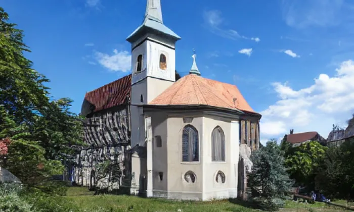 kostel Panny Marie Pomocnice (Nová Ulice) – akvarel