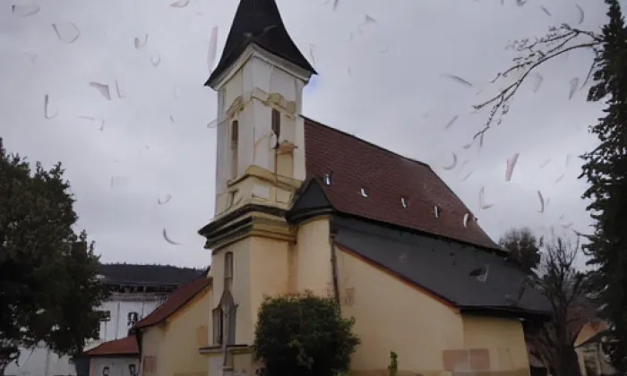 kostel Panny Marie Pomocnice (Skalice nad Svitavou) – winter