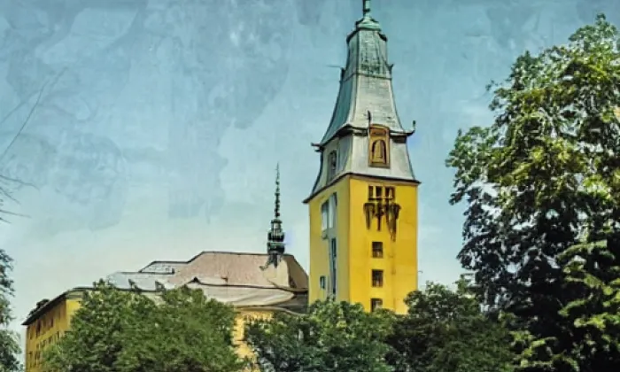 Kostel Panny Marie Růžencové (Východní Předměstí) – winter
