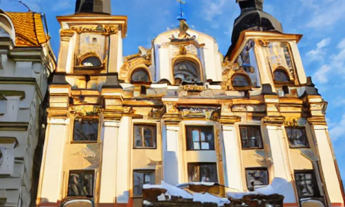 Kostel Panny Marie Sněžné (Olomouc) – jaro