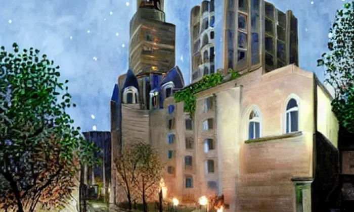 Kostel Panny Marie Sněžné (Provodov) – noc