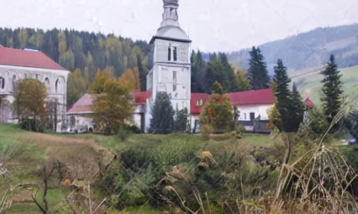 kostel Panny Marie Sněžné (Velké Kunětice) – zima