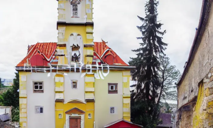 kostel Povýšení sv. Kříže – iluminace