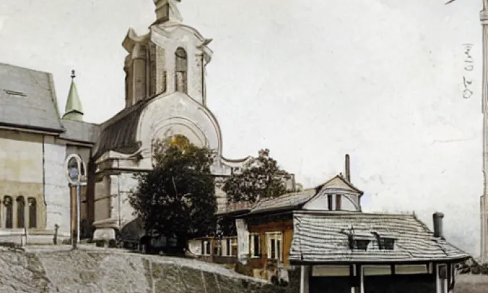 Kostel Povýšení svatého Kříže (Býčkovice) – léto