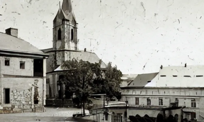 Kostel Povýšení svatého Kříže (Býčkovice) – zima