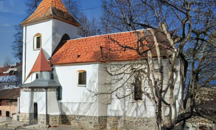 kostel Povýšení svatého Kříže (Drásov) – zima