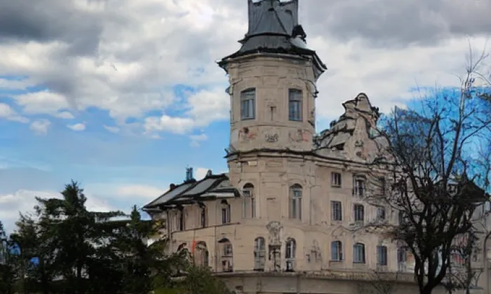 Kostel Povýšení svatého Kříže (Jablonec nad Nisou) – akvarel