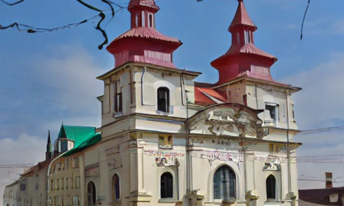 Kostel Povýšení svatého Kříže (Kadaň) – zima