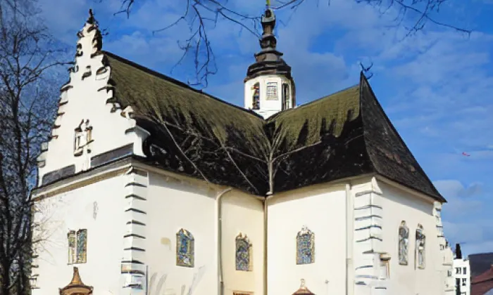 Kostel Povýšení svatého Kříže (Lanžhot) – winter