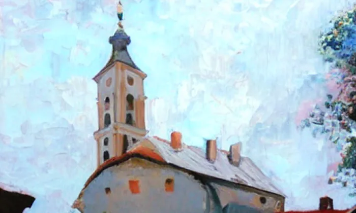 Kostel Povýšení svatého Kříže (Linhartovy) – summer
