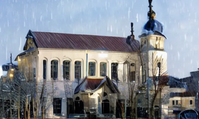 Kostel Povýšení svatého Kříže (Litomyšl-Město) – winter
