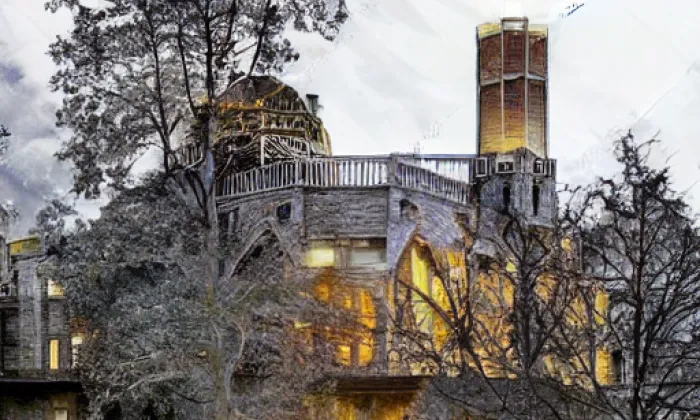 Kostel Povýšení svatého Kříže (Mistrovice) – noc