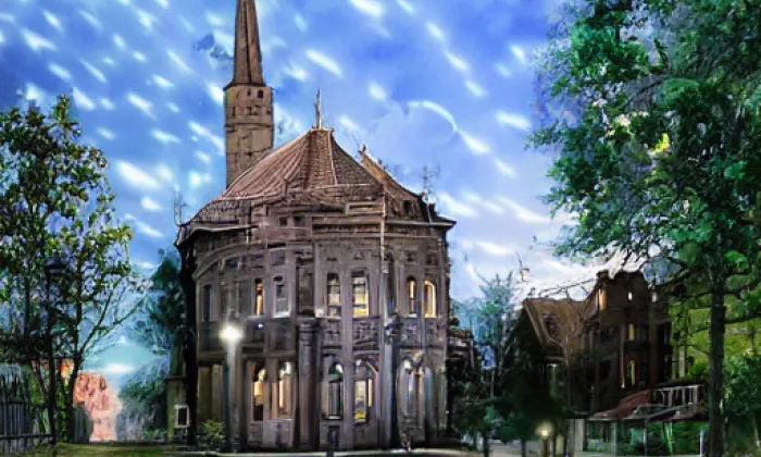 kostel Povýšení svatého Kříže (Slatina) – noc