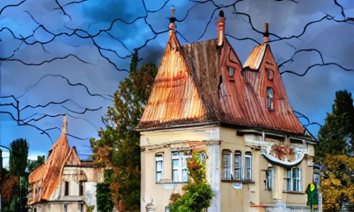 Kostel Povýšení svatého Kříže (Zámek Široké Třebčice) – podzim