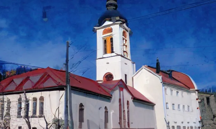 Kostel Proměnění Páně (Josefův Důl) – winter