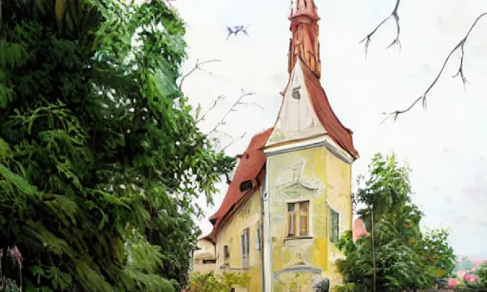 Kostel Proměnění Páně (Velichovky) – summer